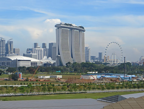 Marina Bay District of Singapore