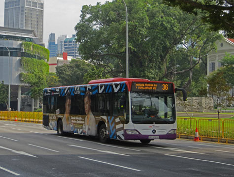 City Bus in Singapore