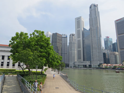 View of Business District from Singapore River